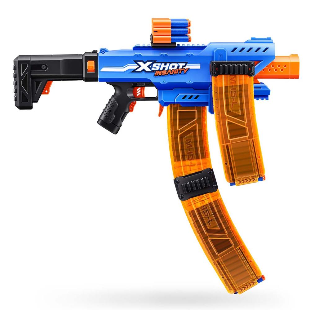Foto 5 | Xshot Pistola De Juguete Insanity Motorized Clip Mania 72 Dardos
