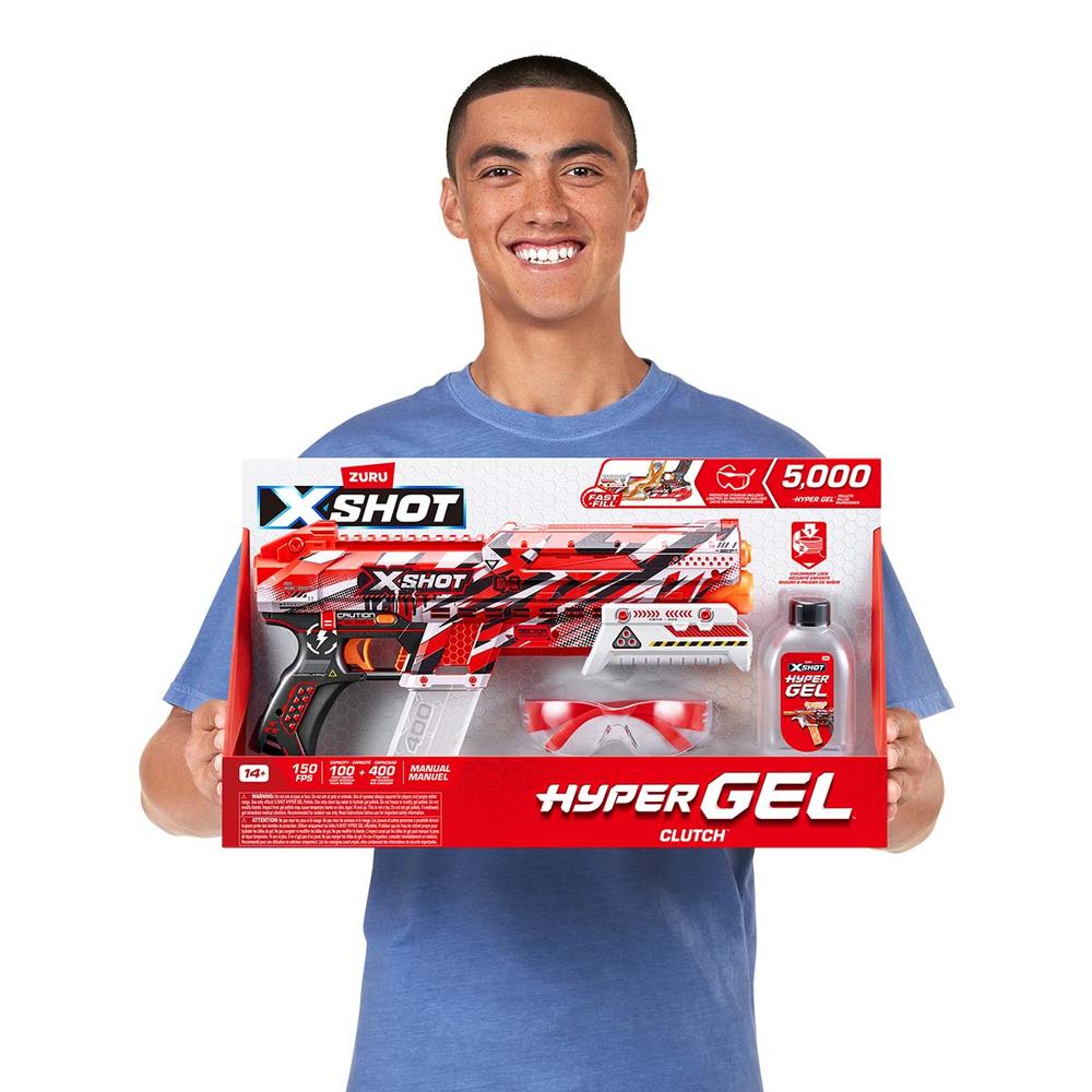 Foto 4 | Xshot Pistola De Juguete Hyper Gel Clutch 5000 Municiones De Gel