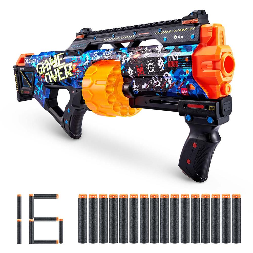 Foto 3 pulgar | Xshot Pistola De Juguete Skins Last Stand Game Over 16 Dardos