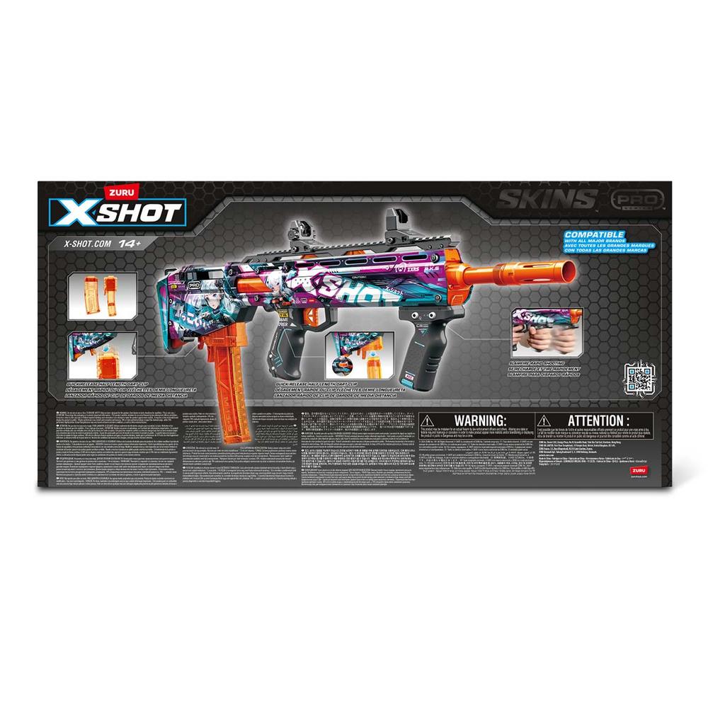 Foto 4 pulgar | Xshot Pistola De Juguete Skins Pro Series Longshot 40 Dardos