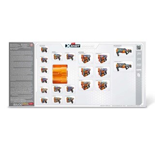 Foto 3 | Xshot Pistola De Juguete Skins Last Stand Modern Sonic 16 Dardos