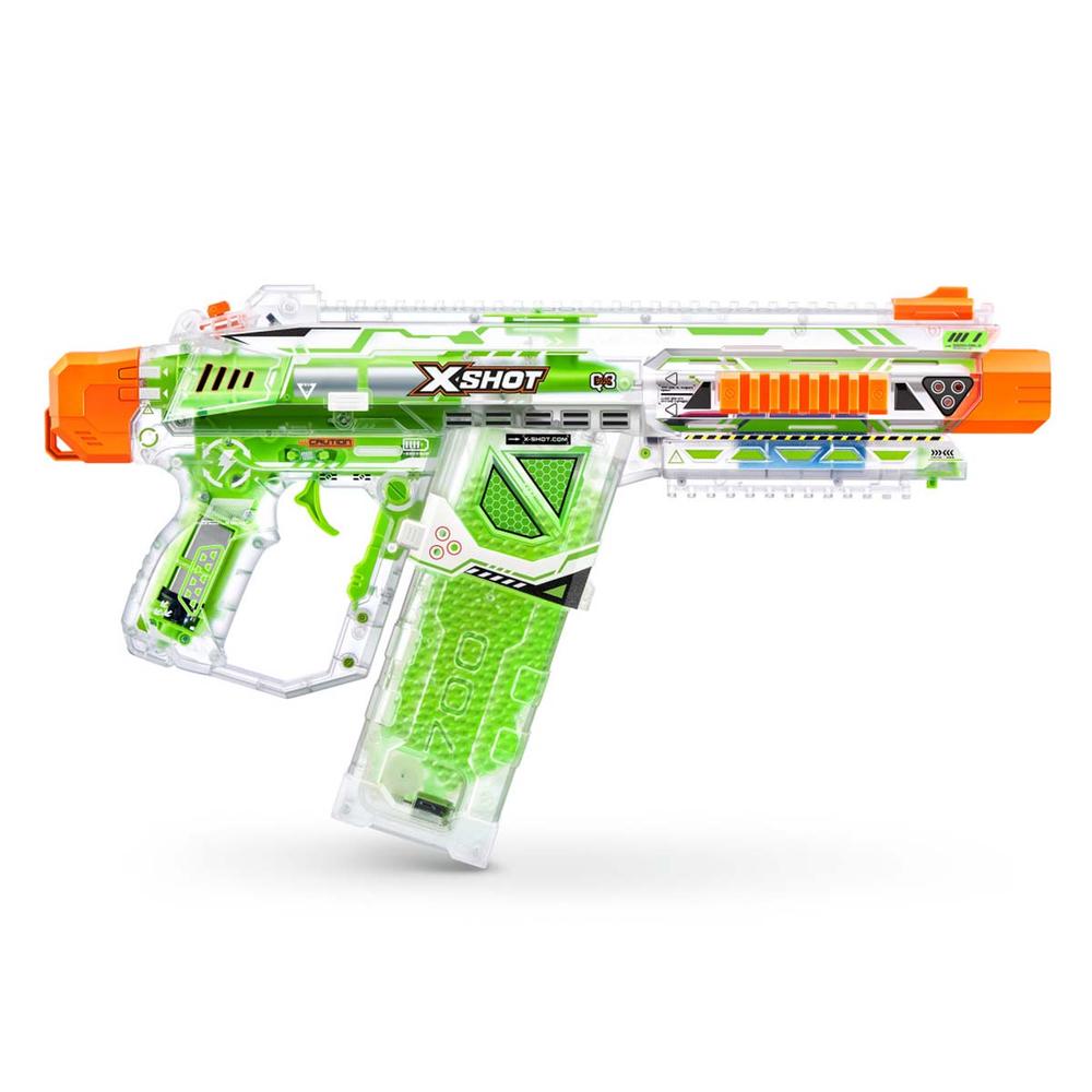 Foto 2 pulgar | Xshot Pistola De Juguete Hyper Gel Glow In The Dark Nightmare 10000 Municiones De Gel