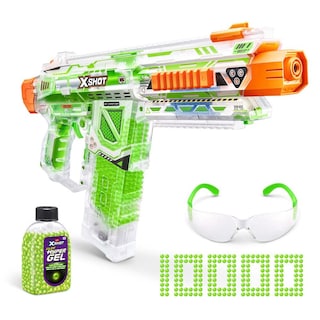 Foto 3 | Xshot Pistola De Juguete Hyper Gel Glow In The Dark Nightmare 10000 Municiones De Gel