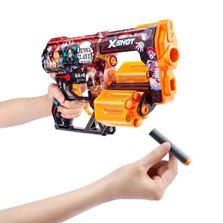 Foto 2 | Lanzador de Juguete Xshot Skins Dread Blaster Demon Slayer 12 Dardos