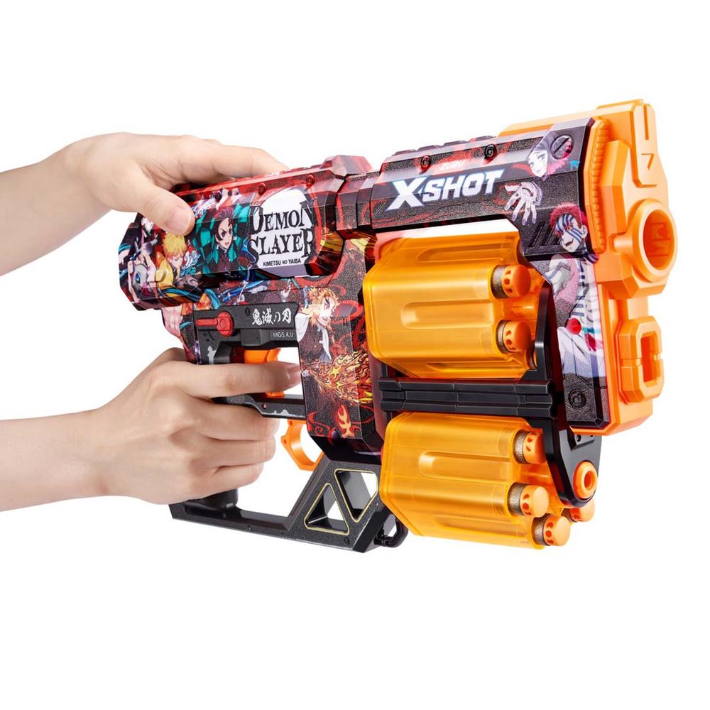 Foto 4 pulgar | Lanzador de Juguete Xshot Skins Dread Blaster Demon Slayer 12 Dardos