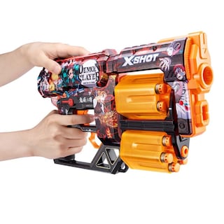 Foto 3 | Lanzador de Juguete Xshot Skins Dread Blaster Demon Slayer 12 Dardos
