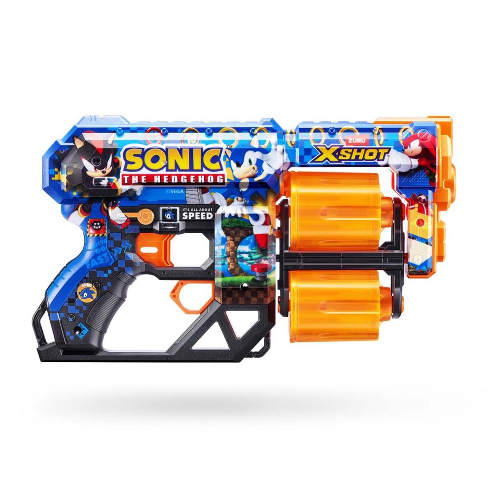 Foto 2 | Lanzador de Dardos de Juguete Xshot Skins Dread Sonic The Hedgehog 12 Dardos