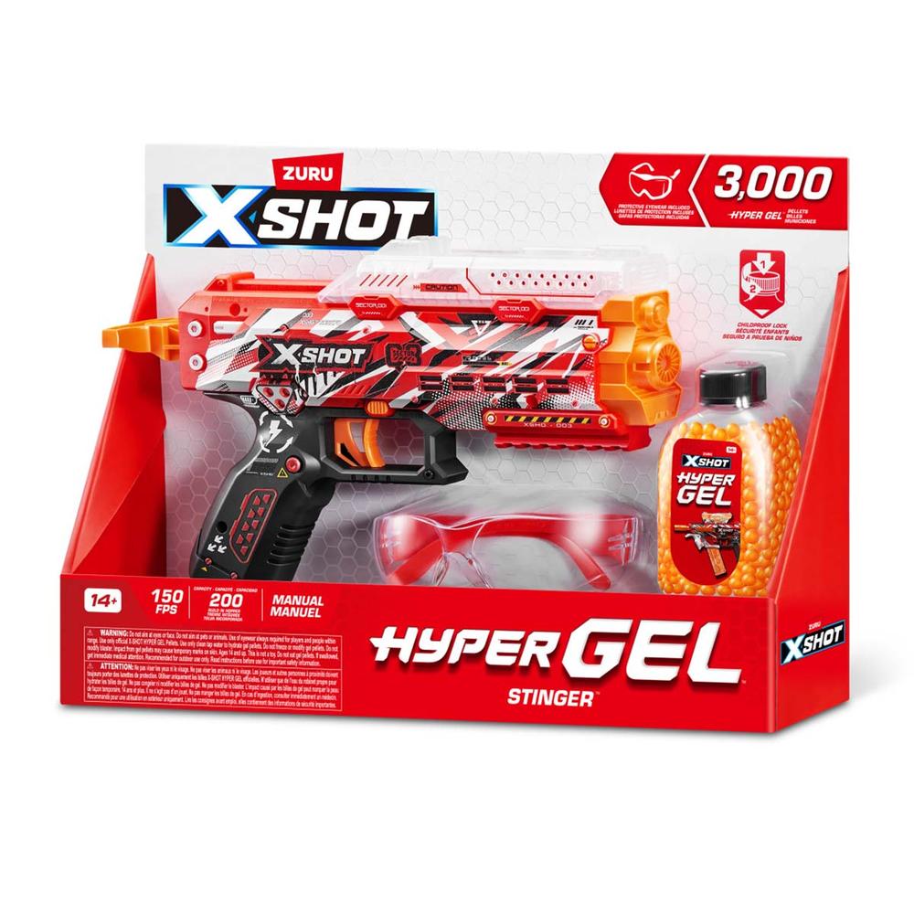 Foto 4 pulgar | Lanzador de Juguete Xshot Hyper Gel Stinger 3000 Municiones De Gel