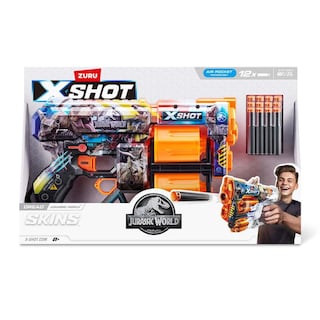 Foto 1 | Lanzador de Juguete Xshot Skins Dread Blaster Jurassic World 12 Dardos