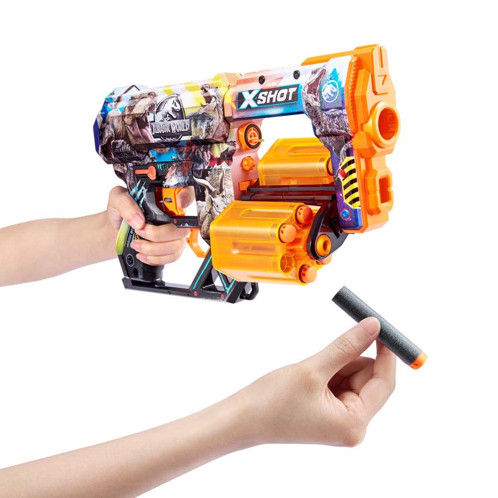 Foto 5 pulgar | Lanzador de Juguete Xshot Skins Dread Blaster Jurassic World 12 Dardos