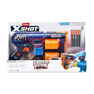 Foto 1 | Lanzador de Dardos de Juguete Xshot Skins Dread Dart Blaster Jumpscare Poppy 12 Dardos