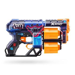 Foto 2 | Lanzador de Dardos de Juguete Xshot Skins Dread Dart Blaster Jumpscare Poppy 12 Dardos