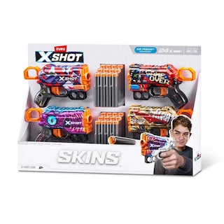 Foto 2 | Lanzador de Dardos de Juguete Xshot Skins Menace 24 Dardos