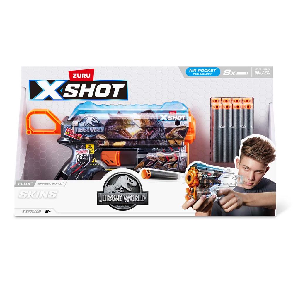 Foto 2 pulgar | Xshot Pistola De Juguete Skin Jurassic World 8 Dardos