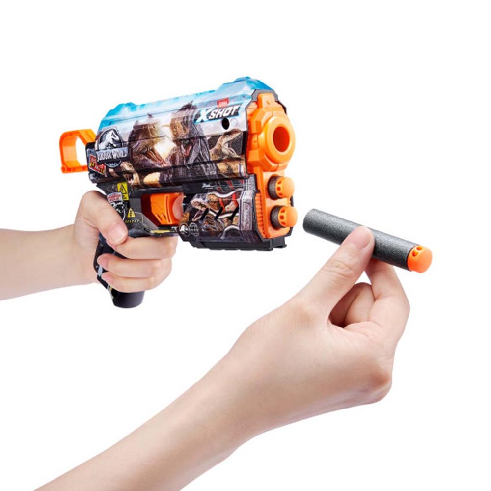 Foto 5 pulgar | Xshot Pistola De Juguete Skin Jurassic World 8 Dardos