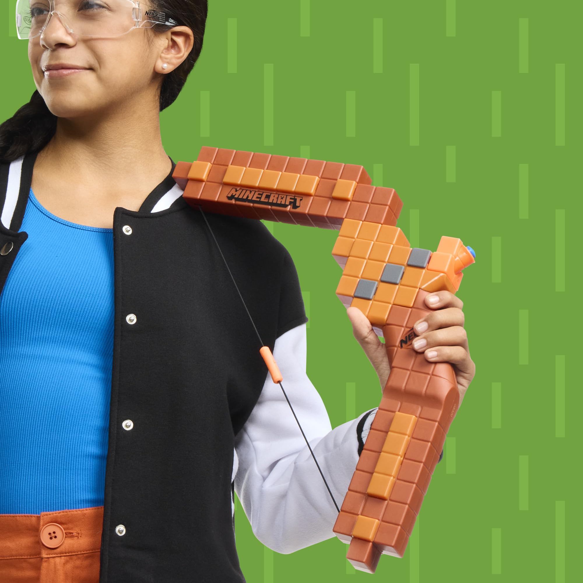 Foto 8 pulgar | Arco Dart Blaster Nerf Para Minecraft Con 8 Dardos N1 Blaster Para Más De 8 Años - Venta Internacional.