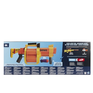 Foto 4 | Blaster Nerf Fortnite Gl: Lanzamiento De Cohetes Con 6 Cohetes, Color Naranja - Venta Internacional.