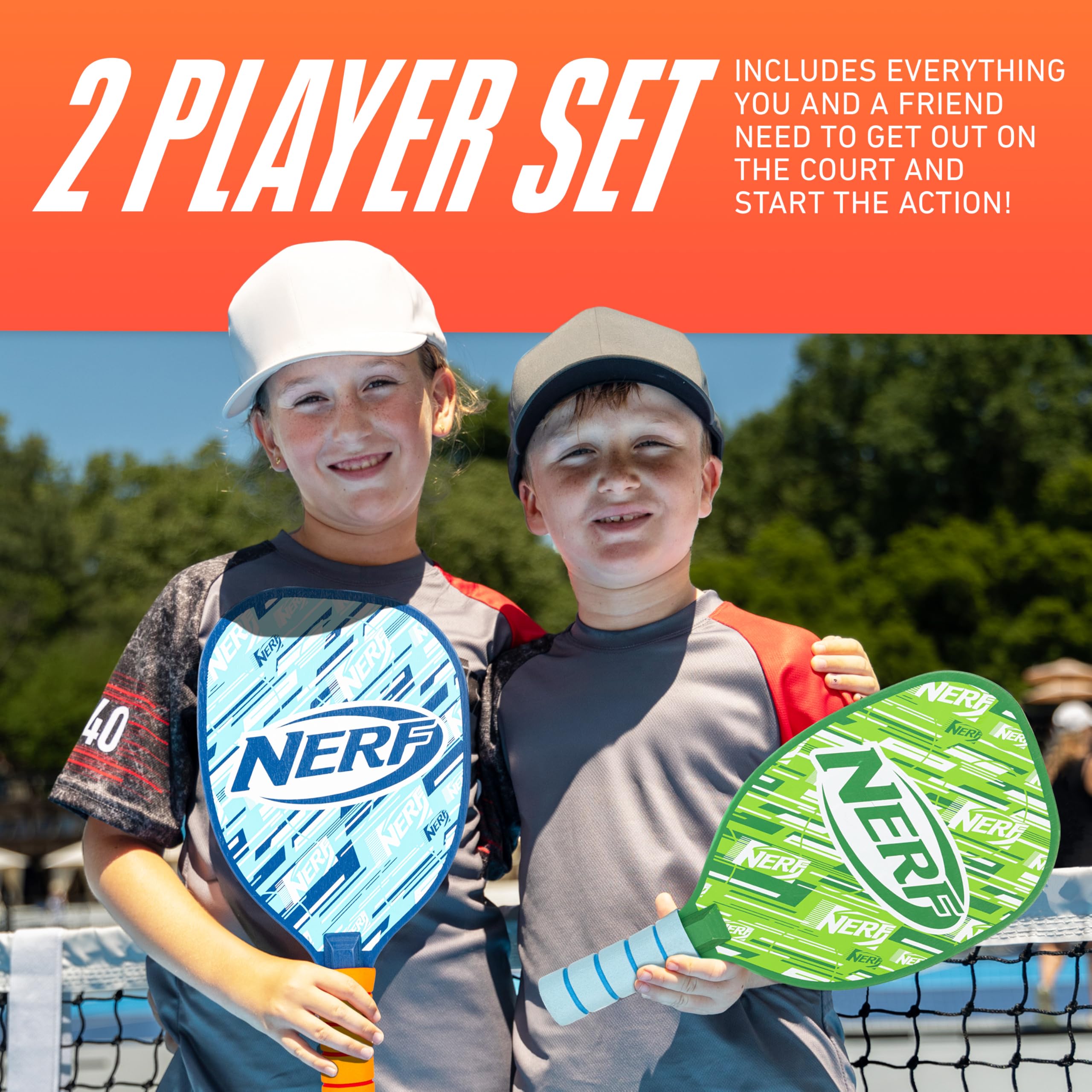 Foto 3 pulgar | Palas De Pickleball Nerf 4 Piezas-Venta Internacional