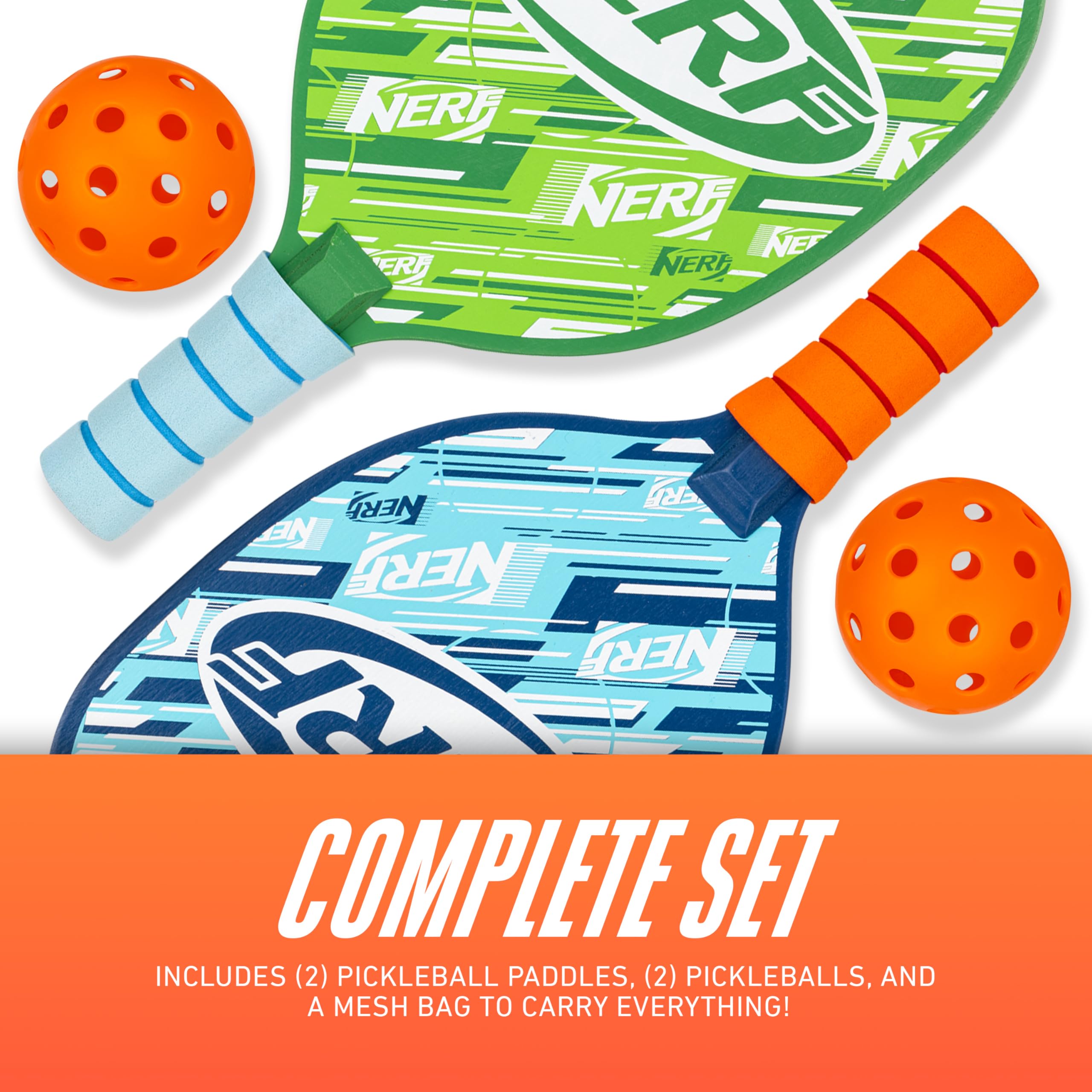 Foto 6 pulgar | Palas De Pickleball Nerf 4 Piezas-Venta Internacional