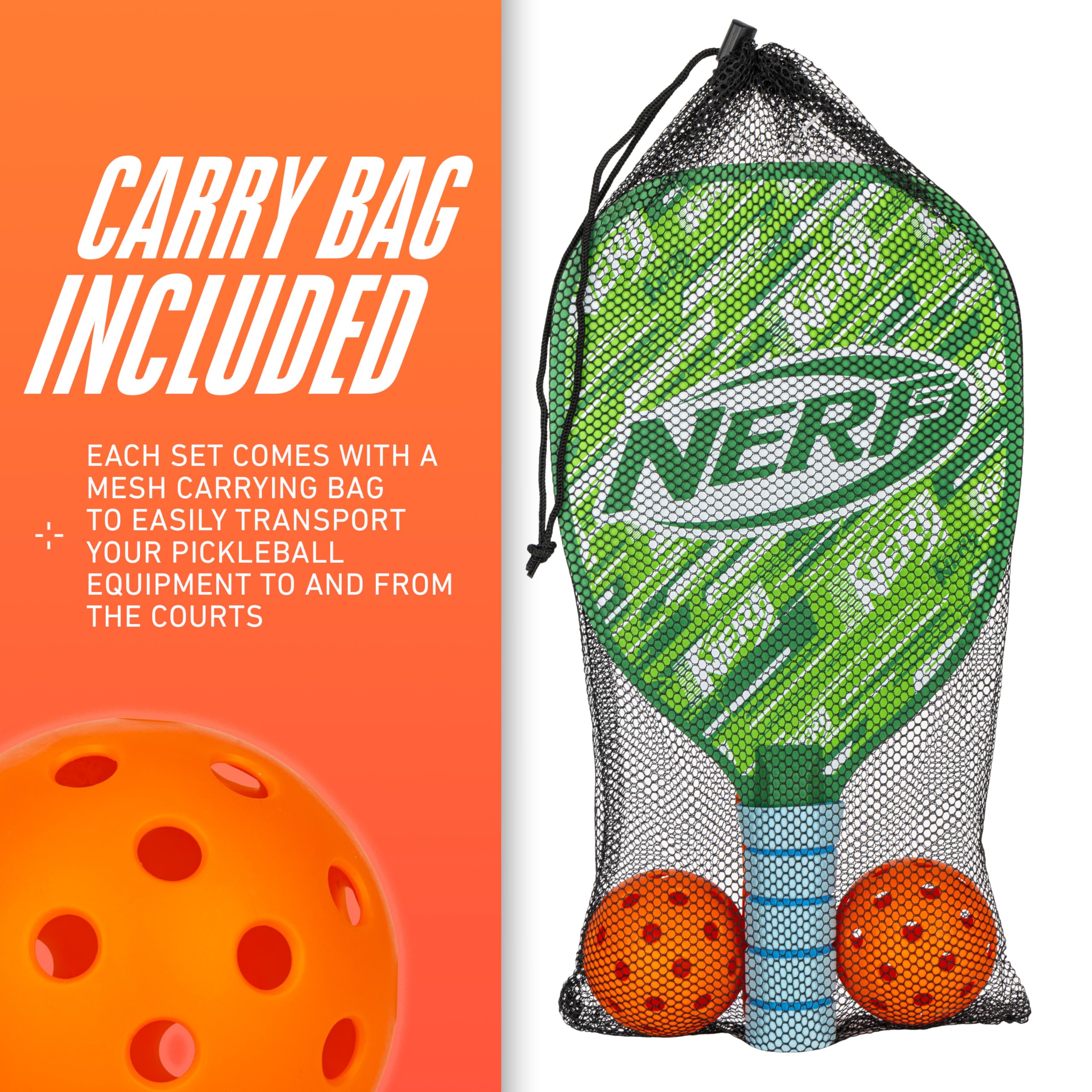 Foto 7 pulgar | Palas De Pickleball Nerf 4 Piezas-Venta Internacional