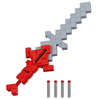 Foto 1 | Espada Nerf Minecraft Heartstealer con 4 Dardos de Espuma Elite- Venta Internacional