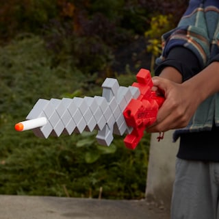 Foto 4 | Espada Nerf Minecraft Heartstealer con 4 Dardos de Espuma Elite- Venta Internacional