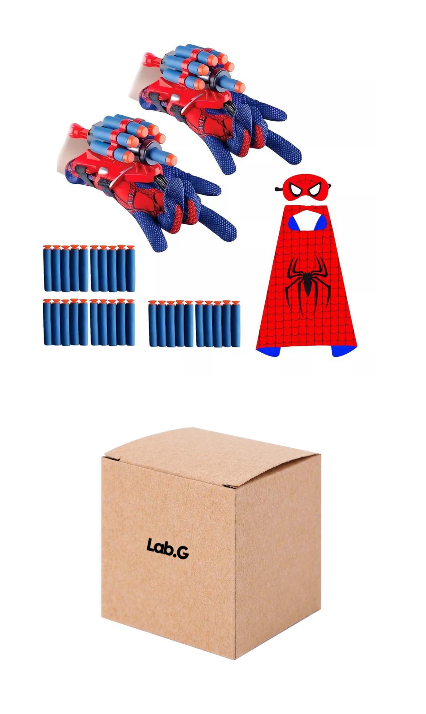Guantes Spiderman para Niños 2 piezas con Lanzador de Juguete