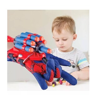 Foto 3 | Guantes Spiderman para Niños 2 piezas con Lanzador de Juguete