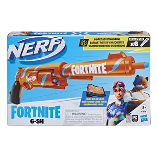 Foto 6 | Lanzador de Dardos Nerf Fortnite con 6 Dardos - Venta Internacional