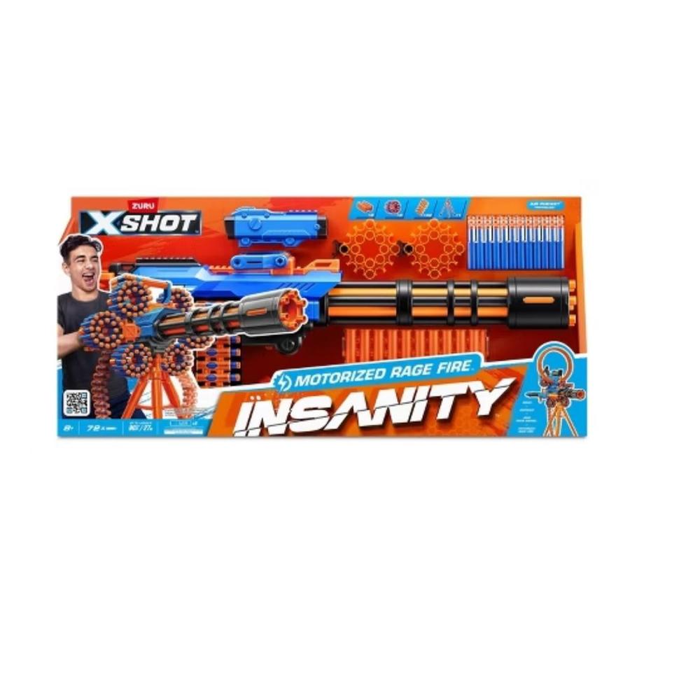 Foto 1 | Xshot Pistola De Juguete Insanity Manic 72 Dardos