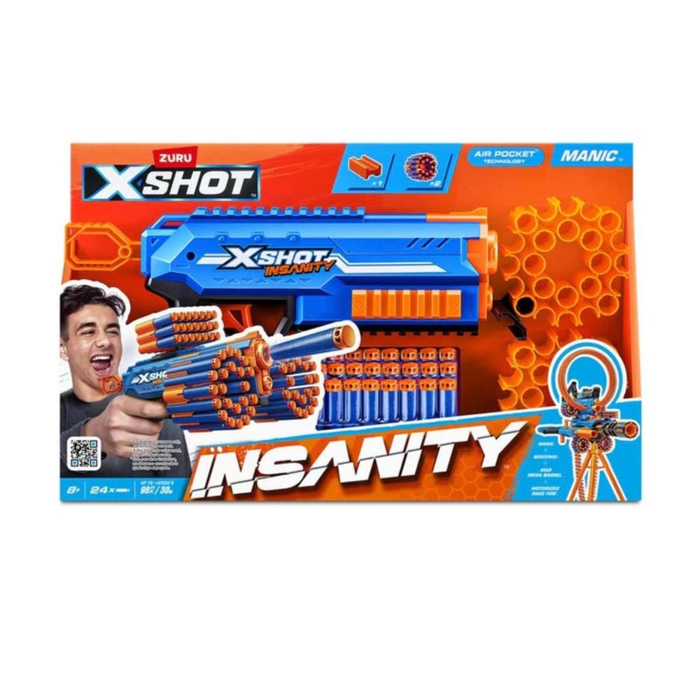 Foto 2 pulgar | Xshot Pistola De Juguete Insanity Ragefire 24 Dardos