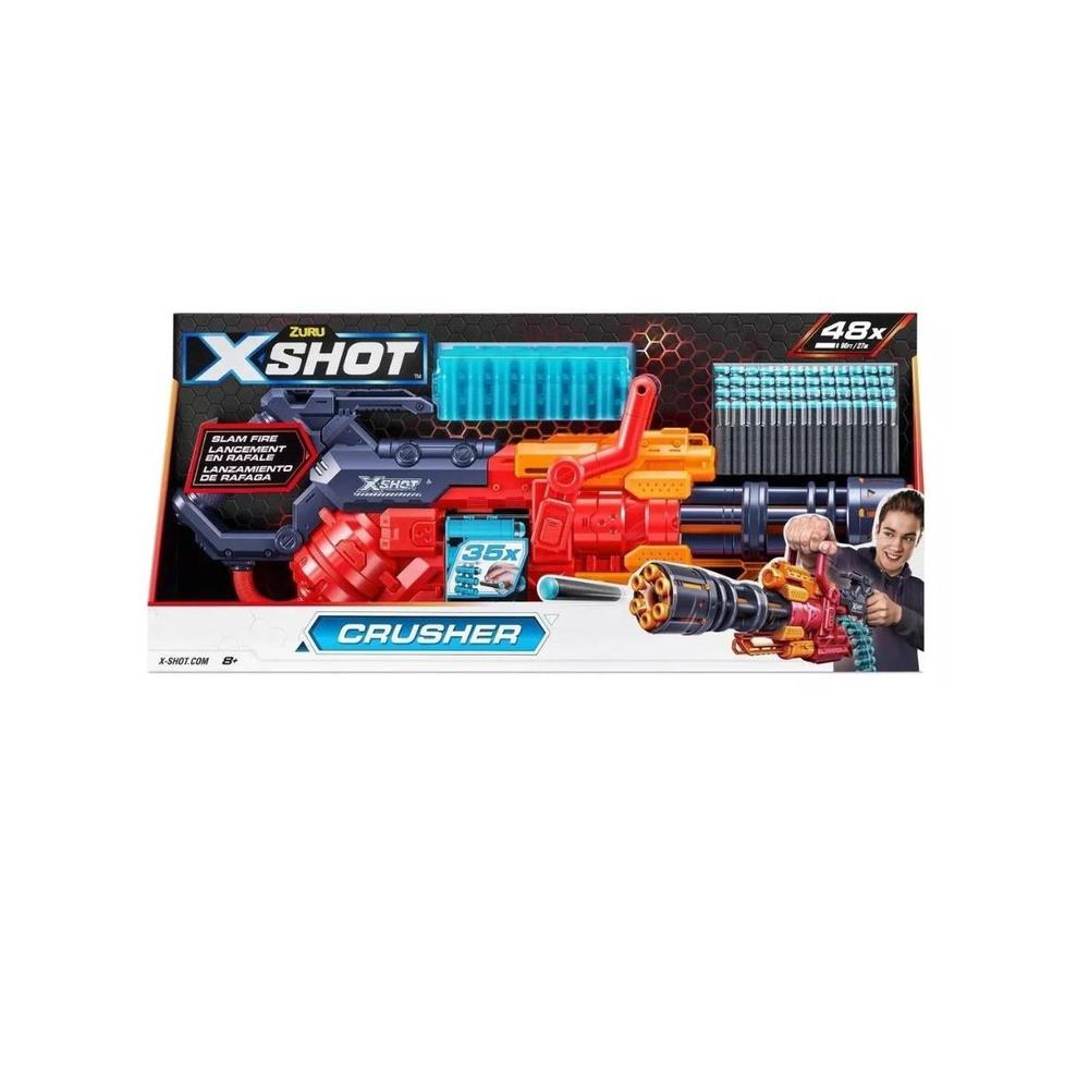 Foto 2 pulgar | Xshot Pistola De Juguete Excel Crusher 48 Dardos