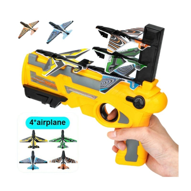 Foto 3 | Juego de Lanzador de Aviones de Juguete con 4 Aviones - Venta Internacional