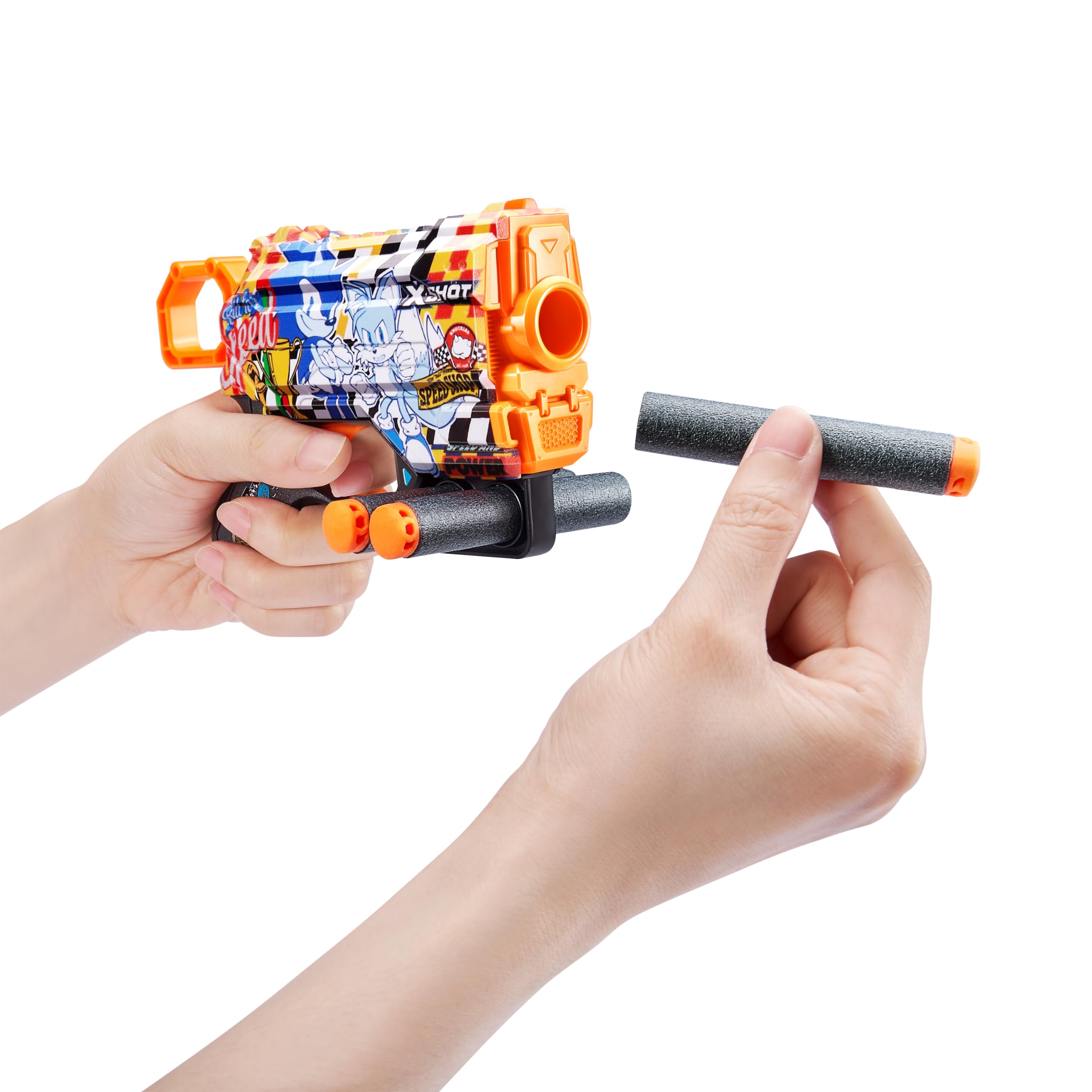 Foto 4 pulgar | Pack De 2 Máscaras Toy Foam Dart Blaster X-shot Para Menace Sonic - Venta Internacional.