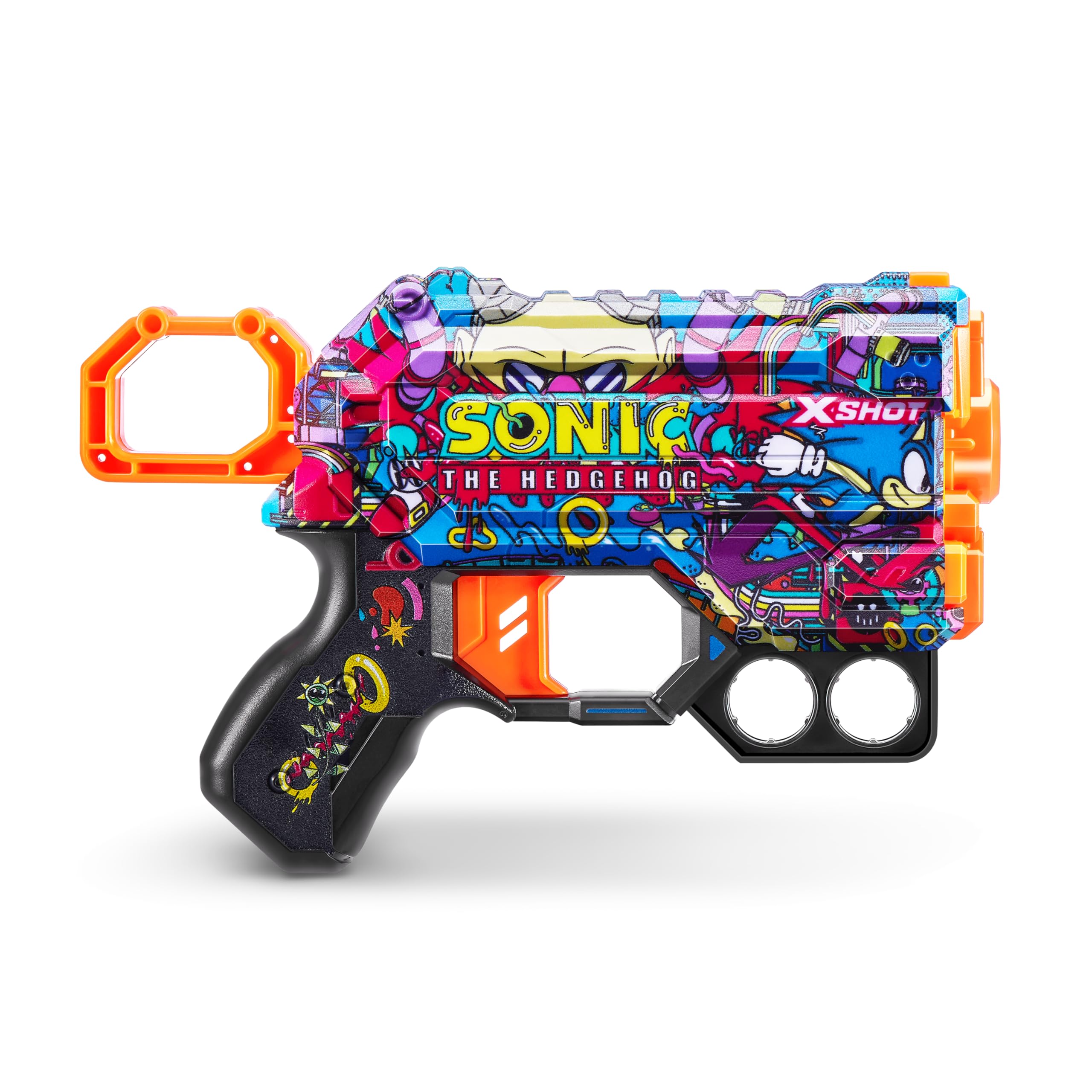Foto 8 pulgar | Toy Foam Dart Blaster X-shot Skins Menace Sonic Robotnik - Venta Internacional.