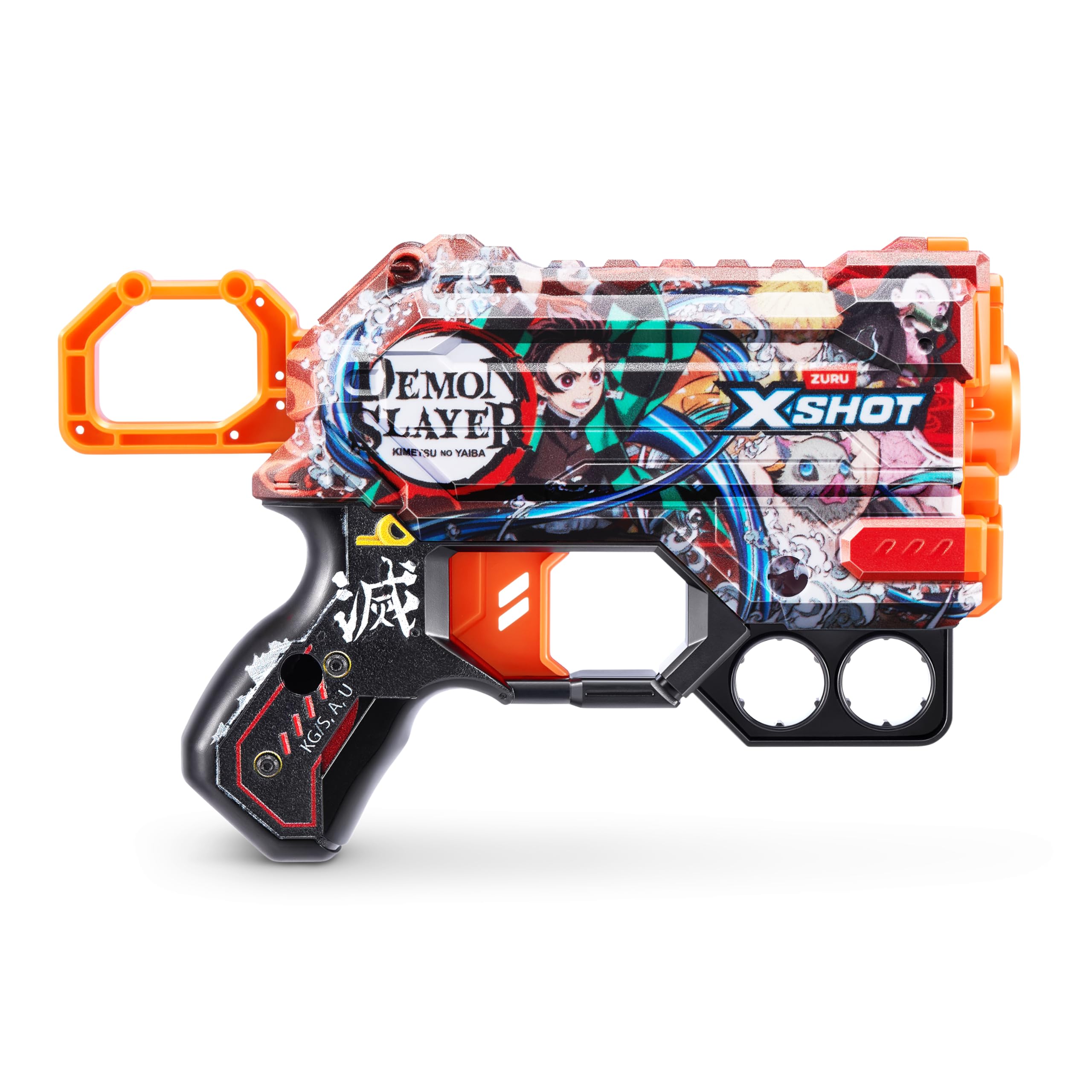 Foto 5 pulgar | Blaster Shot Skins Menace Demon Slayer Con 16 Dardos Zuru, Paquete De 2 - Venta Internacional.