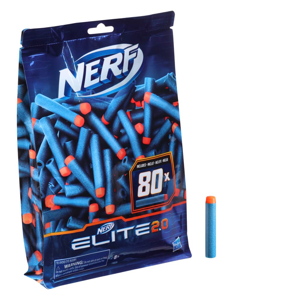 Foto 1 | Recarga De Dardos Nerf Elite 2.0, 80 Dardos Nerf Elite - Venta Internacional.