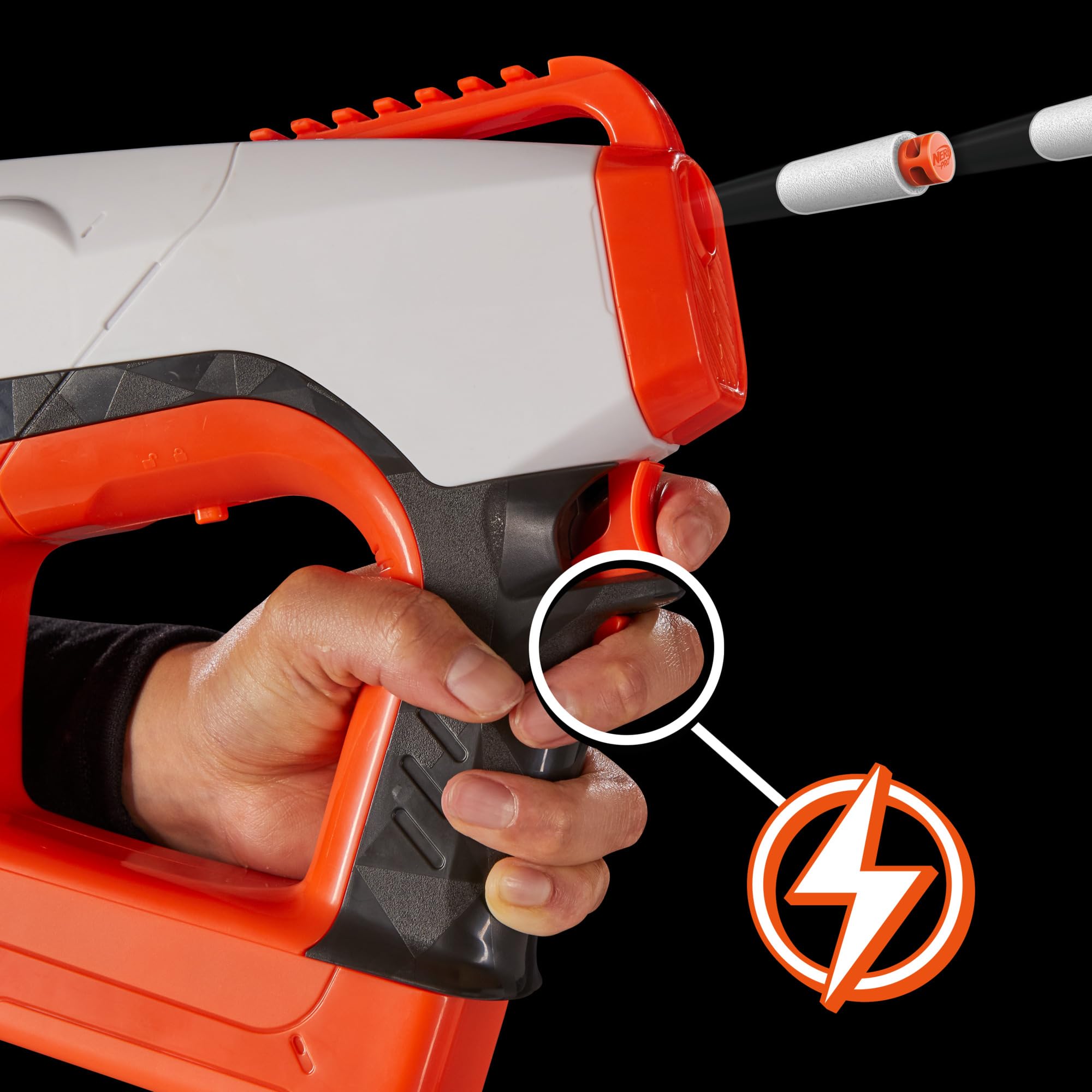 Foto 6 pulgar | Transmisor Dart Blaster Nerf Pro De Longitud Media 150 Fps Con Accesorios - Venta Internacional.