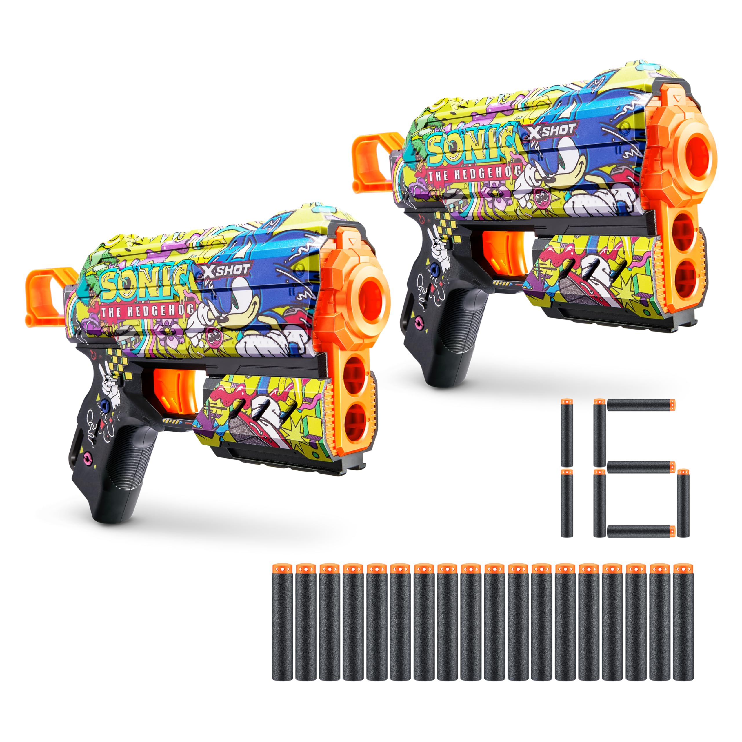 Foto 2 pulgar | Toy Foam Dart Blaster X-shot Skins Flux Sonic Hyper Spike X - Venta Internacional.
