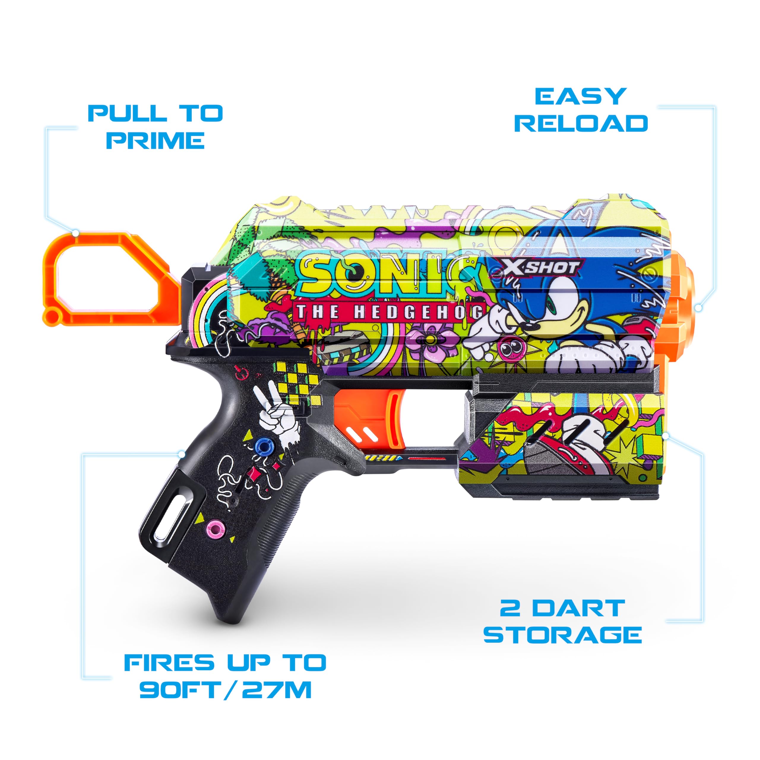 Foto 4 pulgar | Toy Foam Dart Blaster X-shot Skins Flux Sonic Hyper Spike X - Venta Internacional.