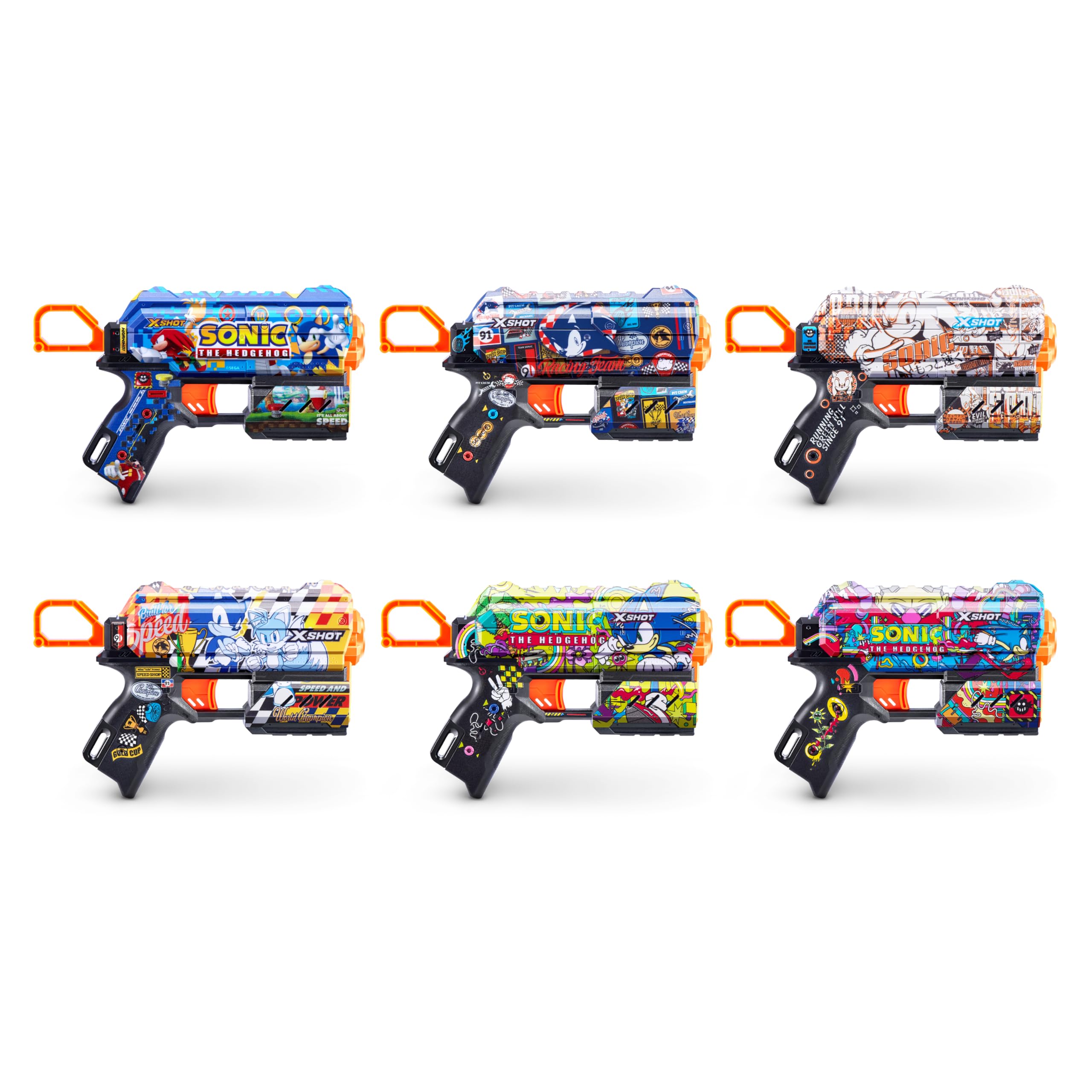 Foto 7 pulgar | Toy Foam Dart Blaster X-shot Skins Flux Sonic Hyper Spike X - Venta Internacional.