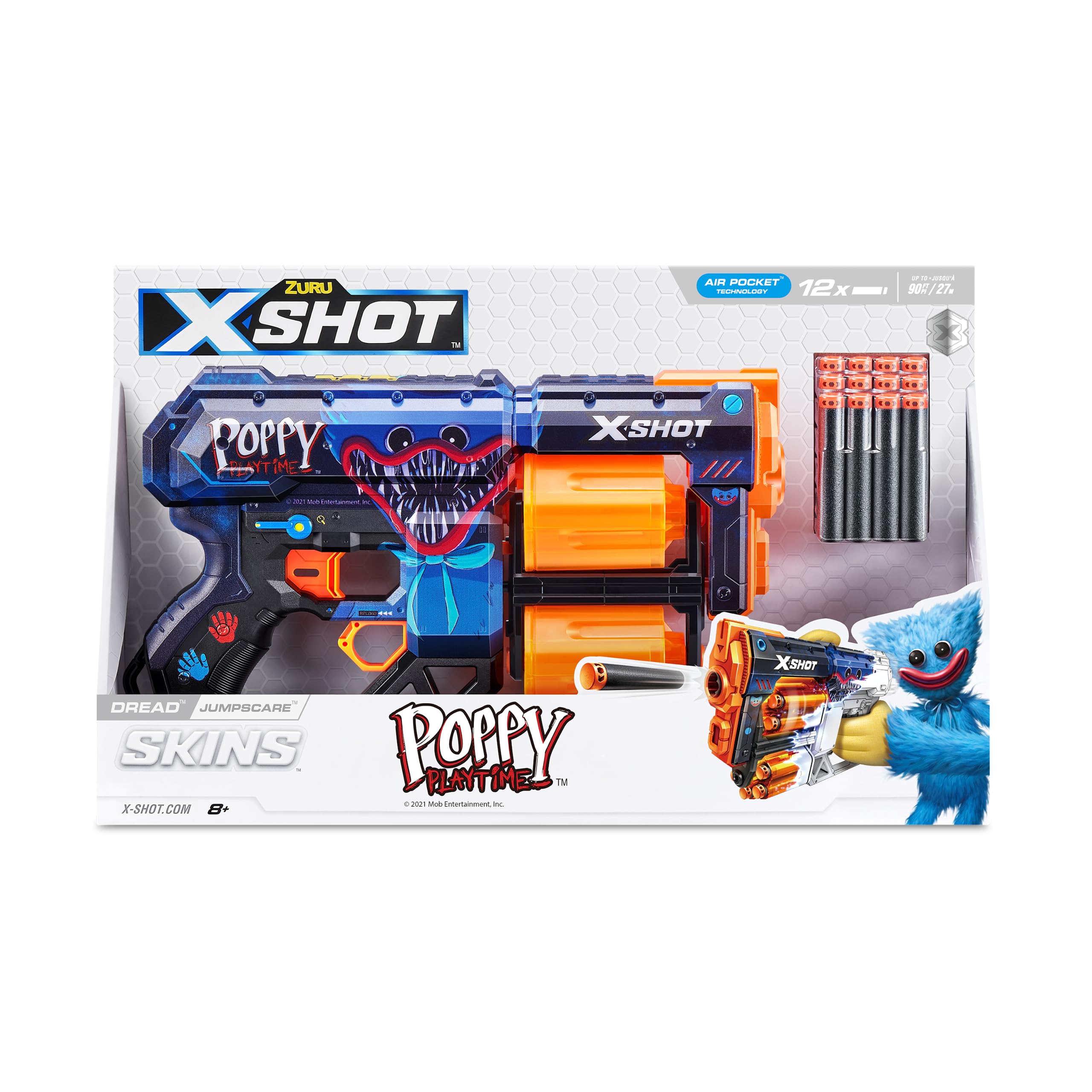 Foto 3 pulgar | Toy Foam Dart Blaster Shot Skins Dread Poppy Playtime - Venta Internacional.