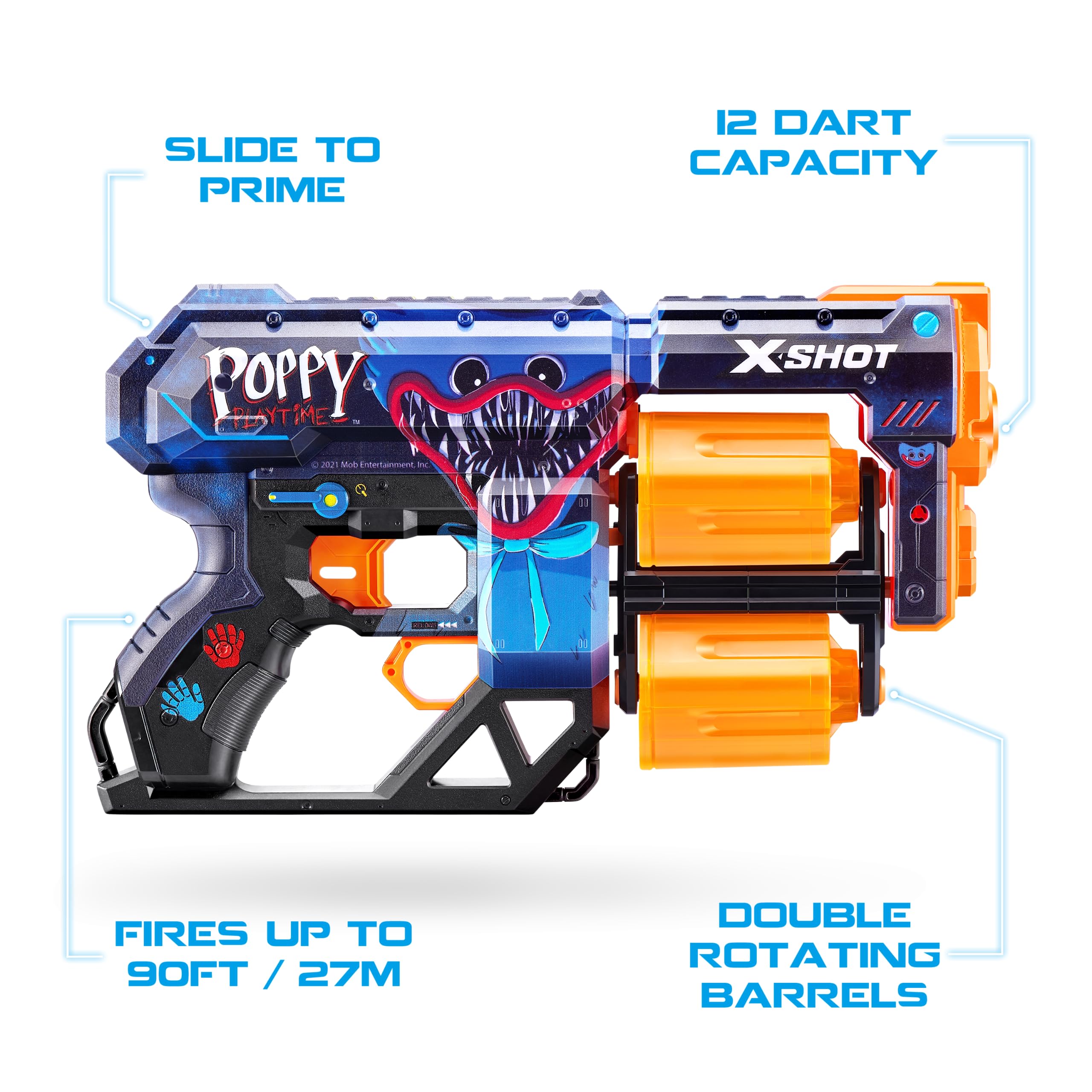 Foto 4 pulgar | Toy Foam Dart Blaster Shot Skins Dread Poppy Playtime - Venta Internacional.