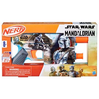 Foto 2 | Dart Blaster Nerf Star Wars The Mandalorian Con 12 Dardos De Élite - Venta Internacional.