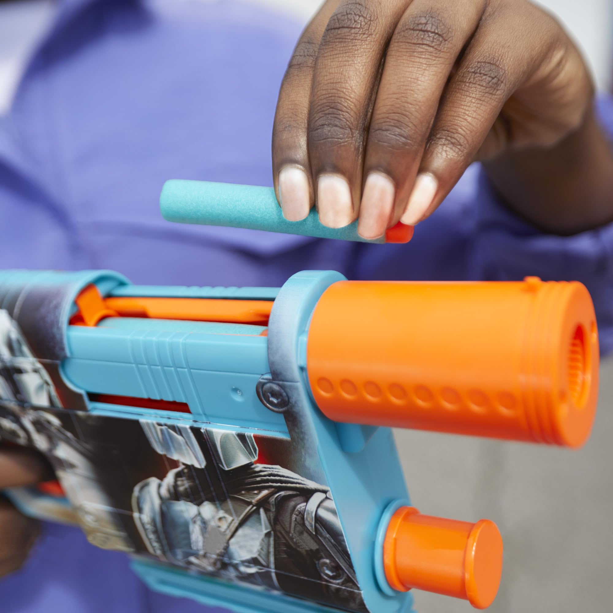 Foto 3 | Dart Blaster Nerf Star Wars The Mandalorian Con 12 Dardos De Élite - Venta Internacional.