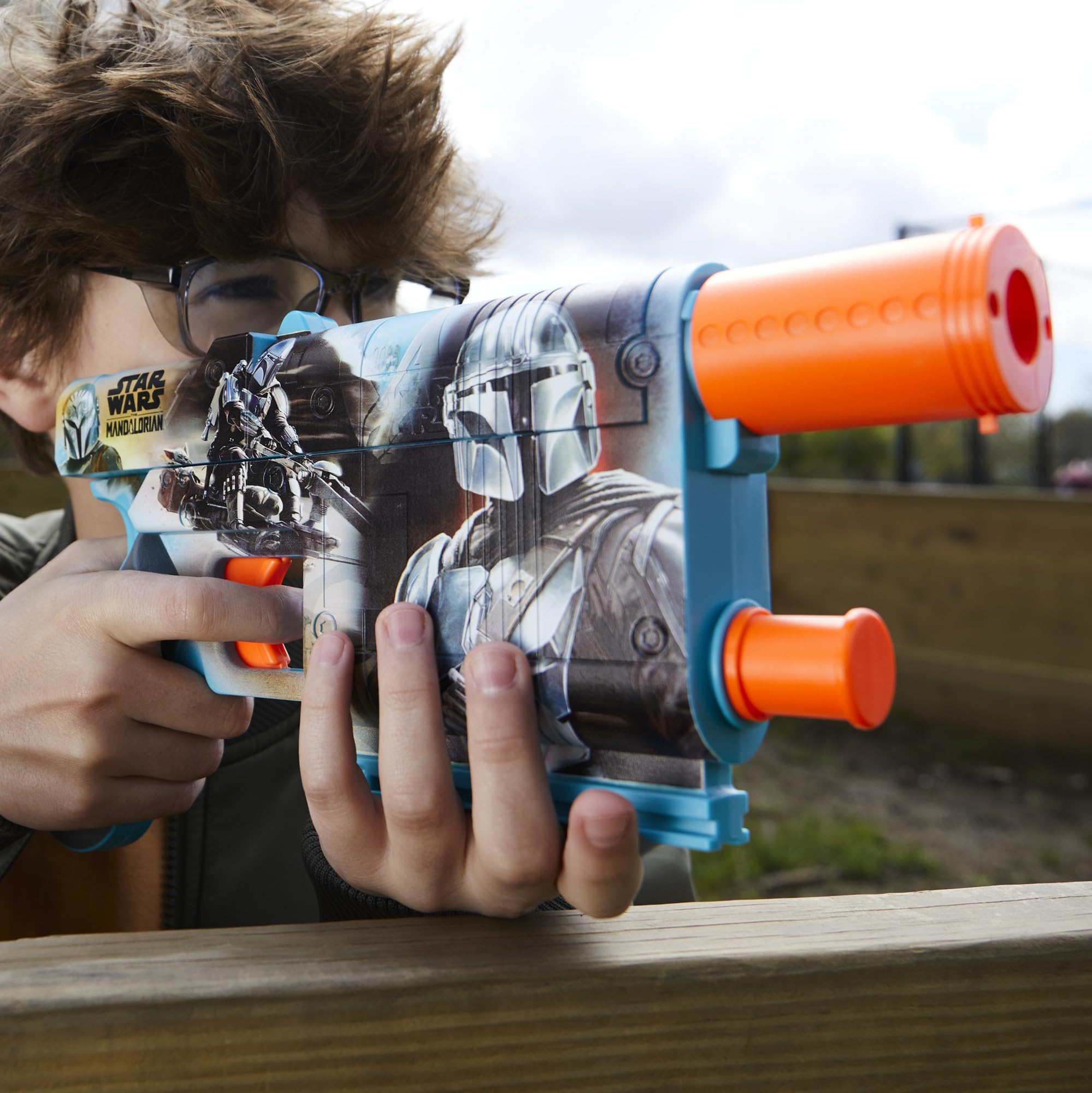 Foto 7 pulgar | Dart Blaster Nerf Star Wars The Mandalorian Con 12 Dardos De Élite - Venta Internacional.