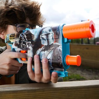 Foto 6 | Dart Blaster Nerf Star Wars The Mandalorian Con 12 Dardos De Élite - Venta Internacional.