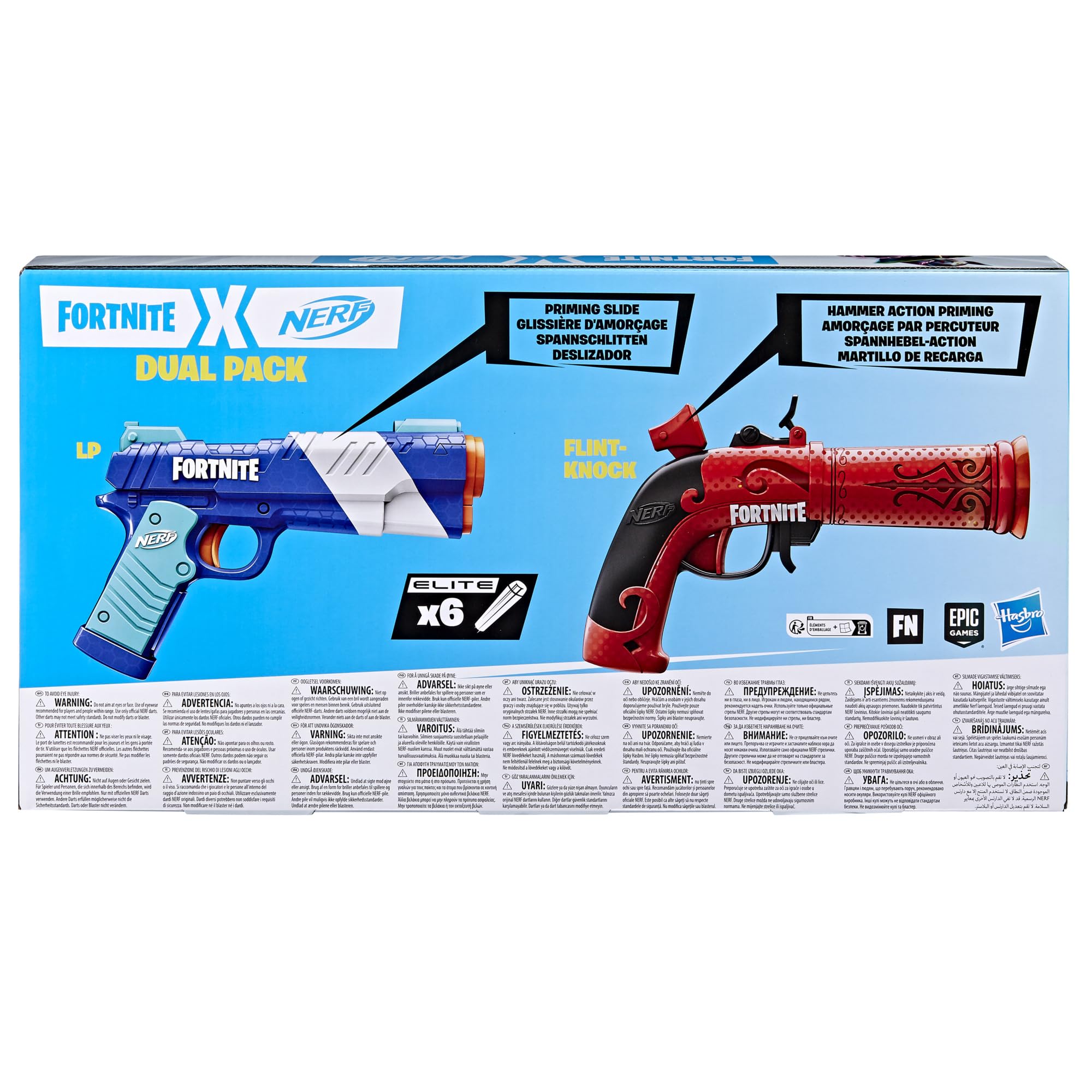 Foto 7 pulgar | Paquete Doble Nerf Fortnite Con 2 Lanzadores Y 6 Dardos Elite - Venta Internacional.