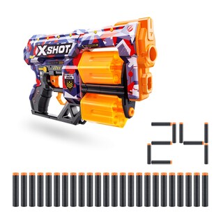 Foto 1 | Toy Foam Blaster Xshot Skins Dread Con 24 Dardos, Diseño De Malicia - Venta Internacional.
