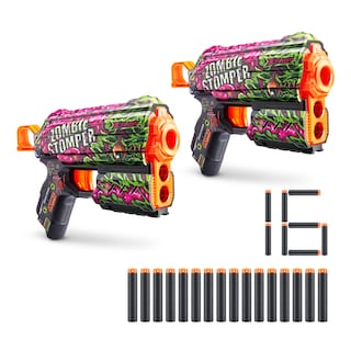 Foto 1 | Toy Foam Dart Blaster Skins Flux Zombie Stomper, Paquete De 2 - Venta Internacional.